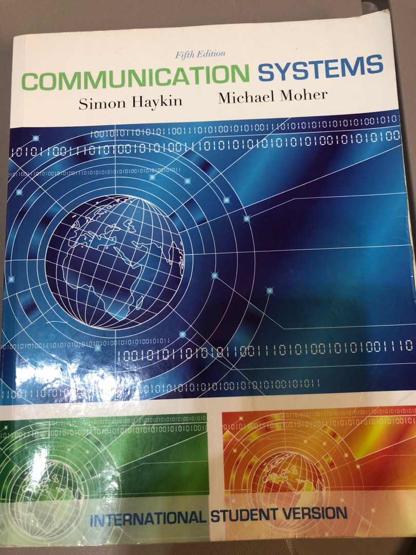 Communication systems 5th (Simon Haykin), 書籍、休閒與玩具, 書本及雜誌, 小說與非小說主題在旋轉拍賣