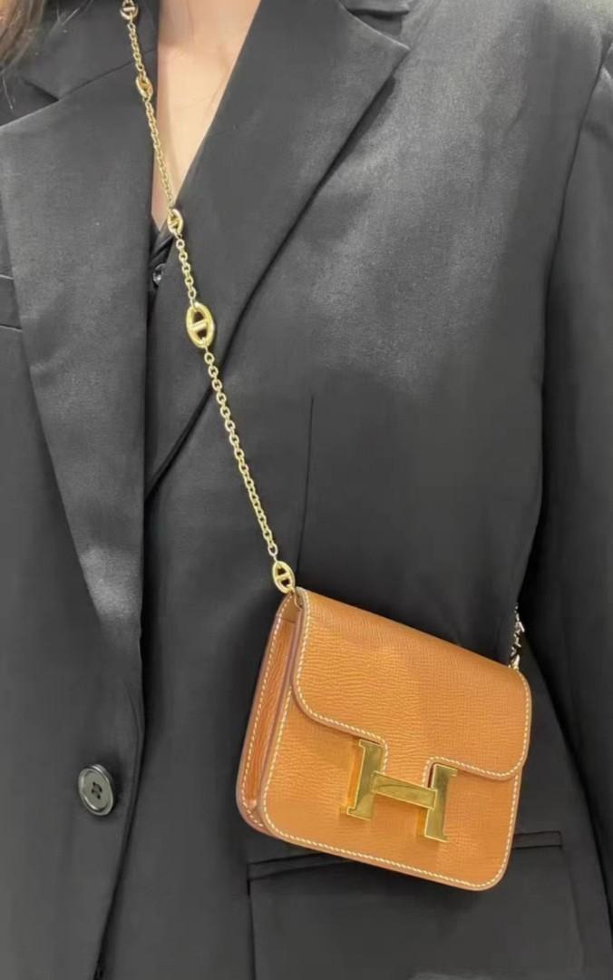 Hot Constance Slim Bag Retrofit Single-Shoulder Diagonal Liner With Cowhide  Material Wallet Transformation Diagonal Bag strap