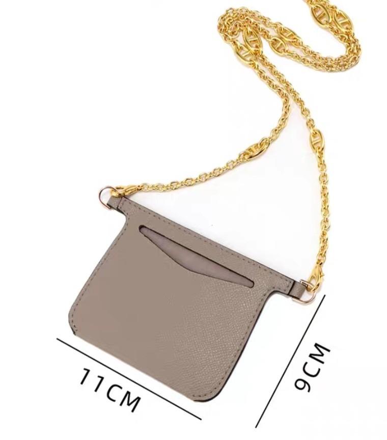 Constance Slim Wallet Strap Insert Constance Conversion Kit with Gold Chain  Constance Slim Wallet Insert Wallet on Chain (Sky Blue, 120cm Silver Chain)  - Yahoo Shopping