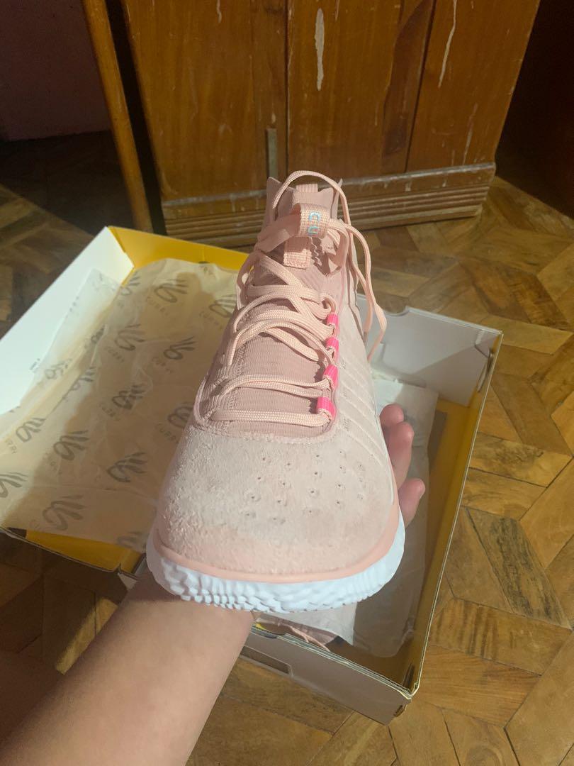 Curry 4 Flotro Flushed Pink Men s Fashion Footwear Sneakers on Carousell