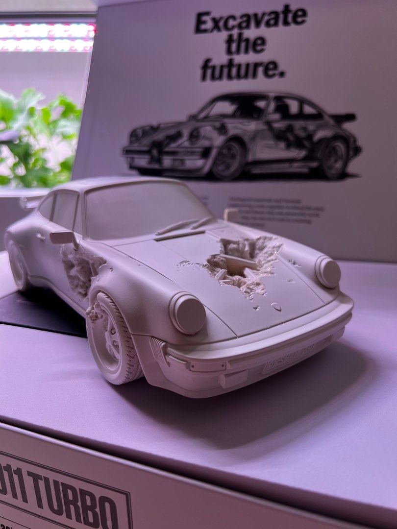 Daniel Arsham limited edition Eroded 911 Turbo Figure (Edition of 