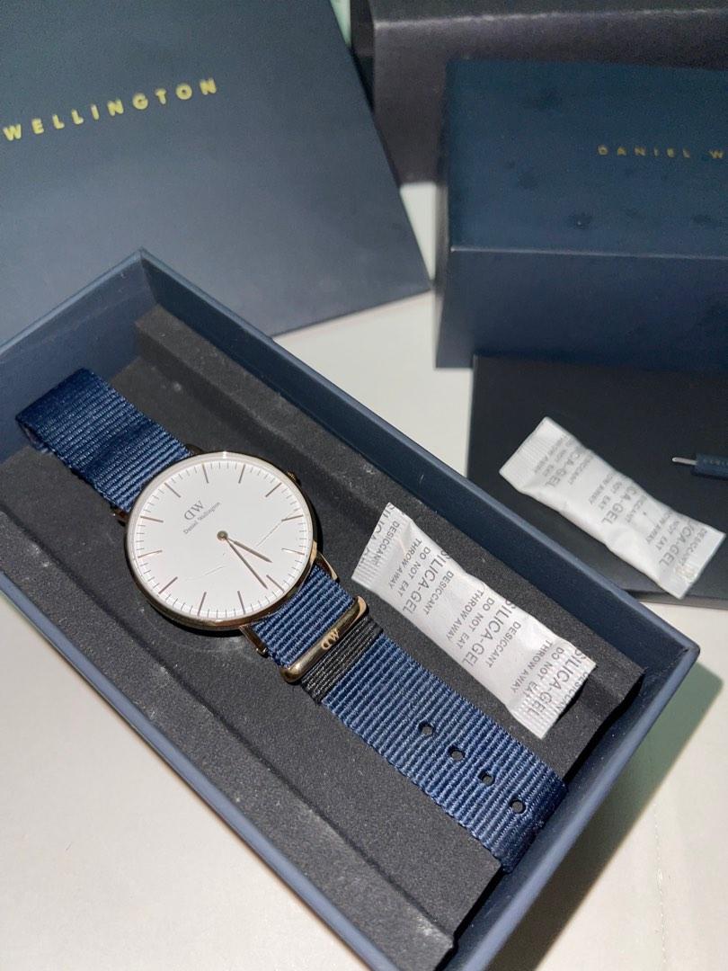 Daniel wellington blue and white on sale