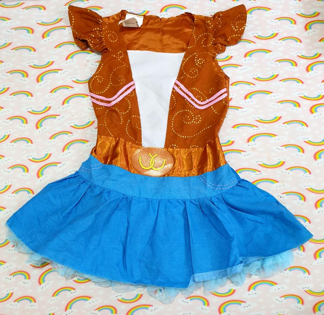 Disney Junior Sheriff Callie Costume (Category: Babies & Kids Fashion) located in Quezon City. Submitted by hannahmazing_shop (Listing ID 1179898650, Image 1). Description: 👢 For your cute cowgirl 👢 4Y-6Y Disney Junior Sheriff Callie Costume GUC/With minimal flaw Used for dress-up playtime only Selling Price: P250.00.