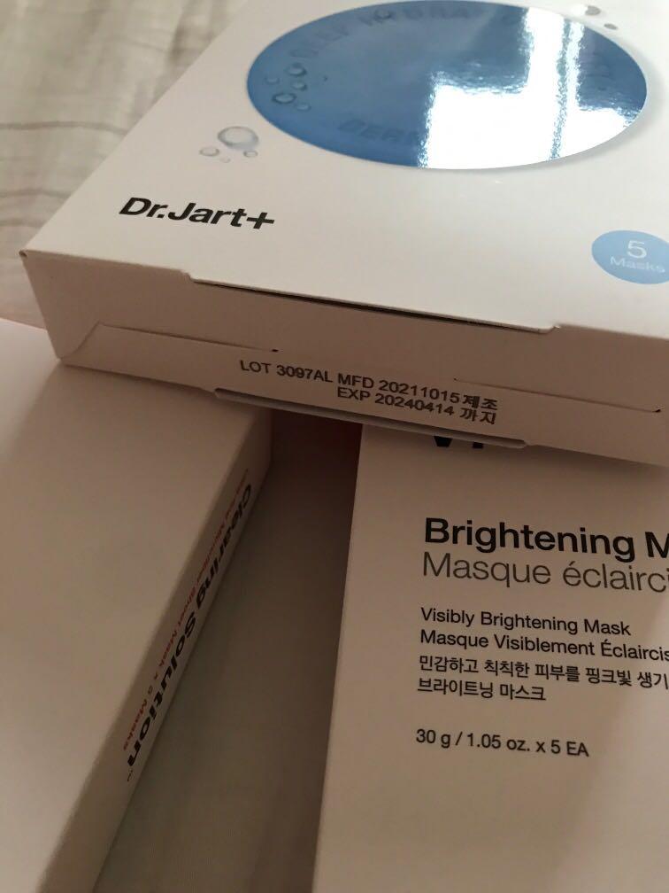 Dr Jart Facial Sheet masks Vital Hydra Solution v7 brightening mask