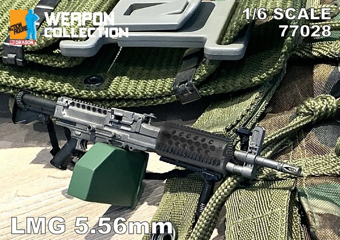 Dragon 77028 - 1/6th Scale Weapon Collection: LMG 5.56mm, Hobbies ...