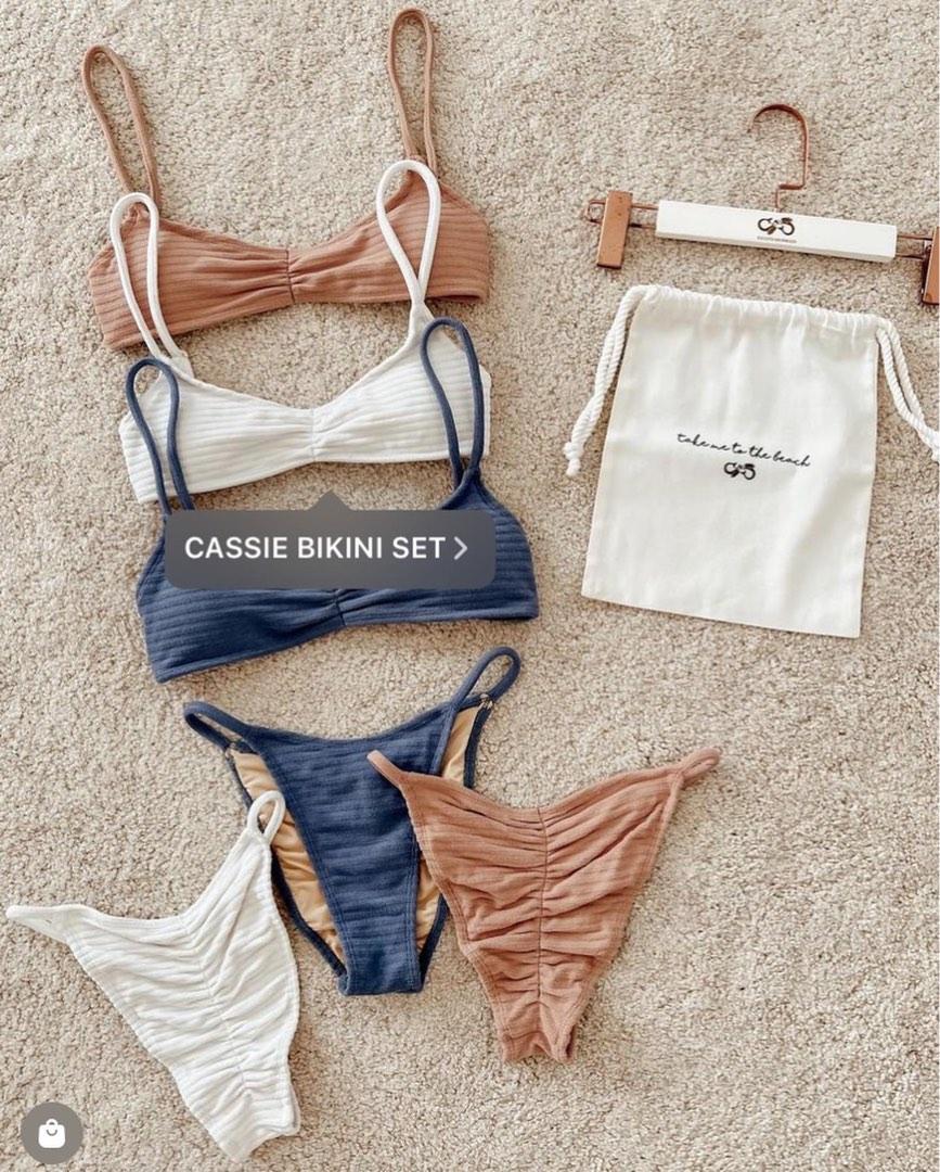 Free Shipping Eighth Mermaid Cassie Bikini Set Blue Womens Fashion Swimwear Bikinis 