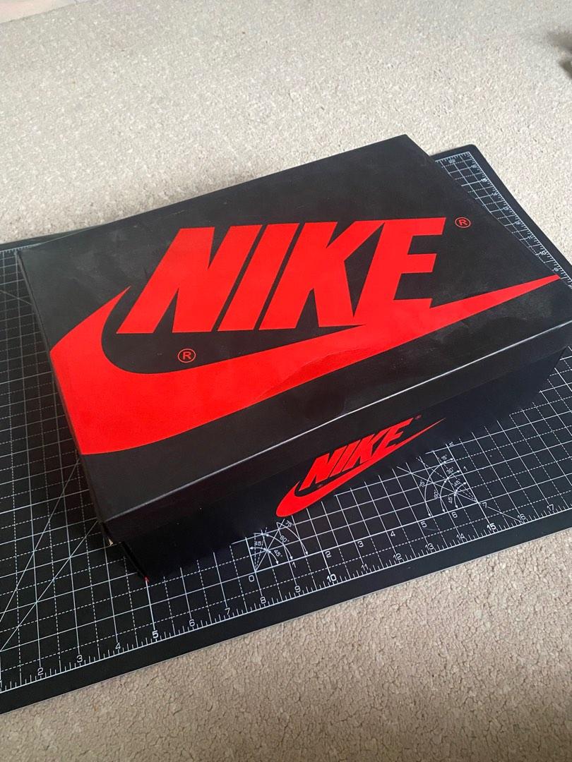 empty jordan 1 shoe box