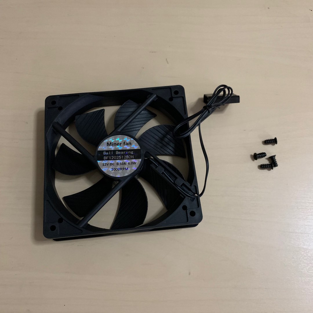 Mining Rig Fan 3000 RPM Molex, Computers & Tech, Parts & Accessories ...
