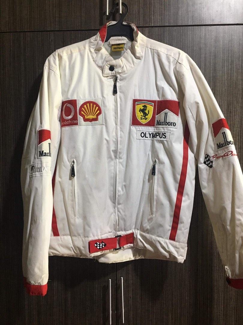 Ferrari jacket white hot sale