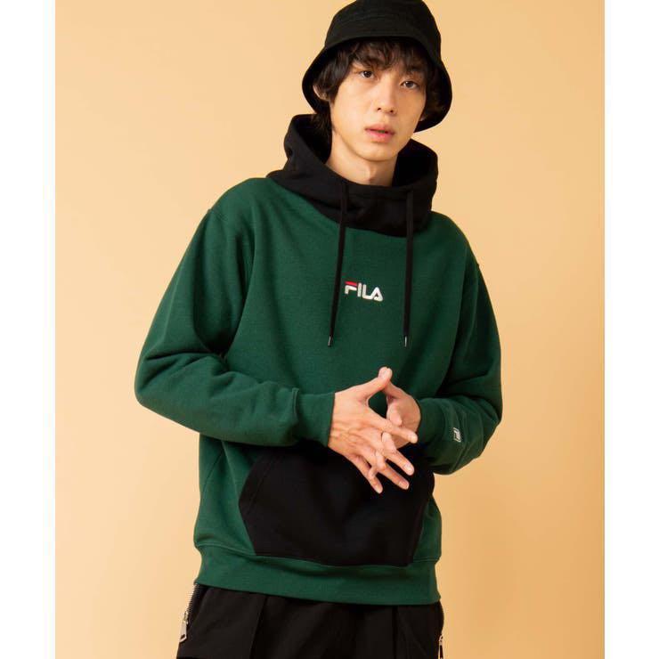 Fila Green and White Pullover Hoodie Sweater FH7653 Men s Fashion
