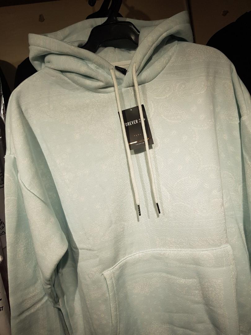 Forever 21 Bandana paisley hoodie pullover jackets size medium only