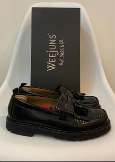 Fred Perry x Gh Bass Weejuns tassel loafers, Men's Fashion