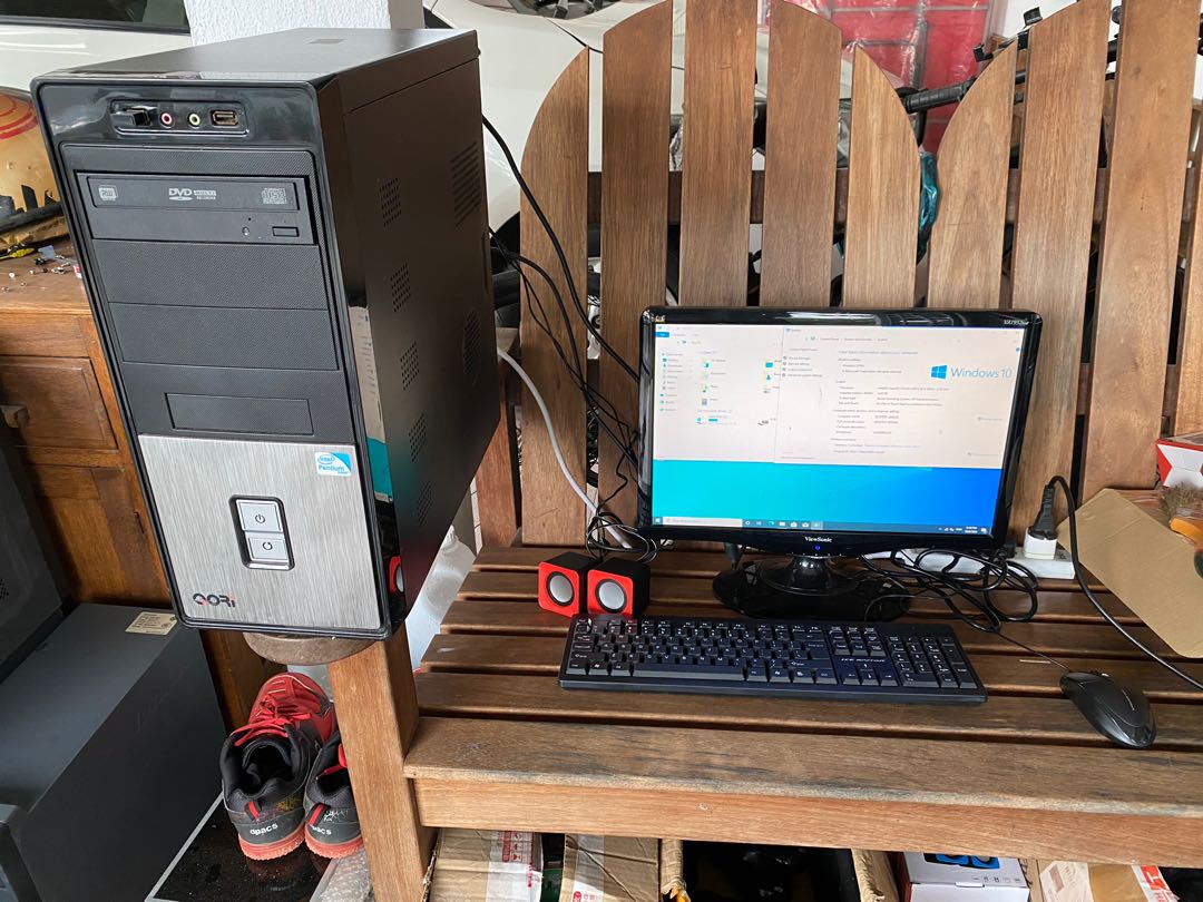 Fullset gaming desktop cpu with monitor . Bajet dan murah . Balik terus ...