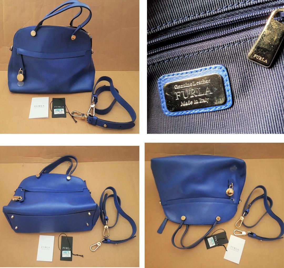 Furla Piper Dome M Designer Handbag Genuine Leather Made in ITALY Luxury Furla Accessories Authentic Furla Carrier Bag Shoulder Sling Crossbody