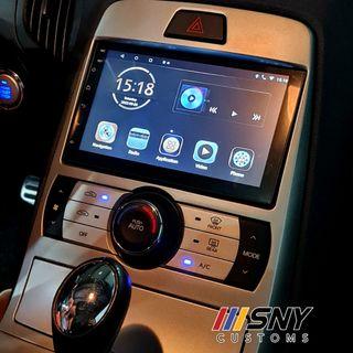 Genesis Hyundai radio 2 Din panel fascia double LCD USB GPS DVD touch