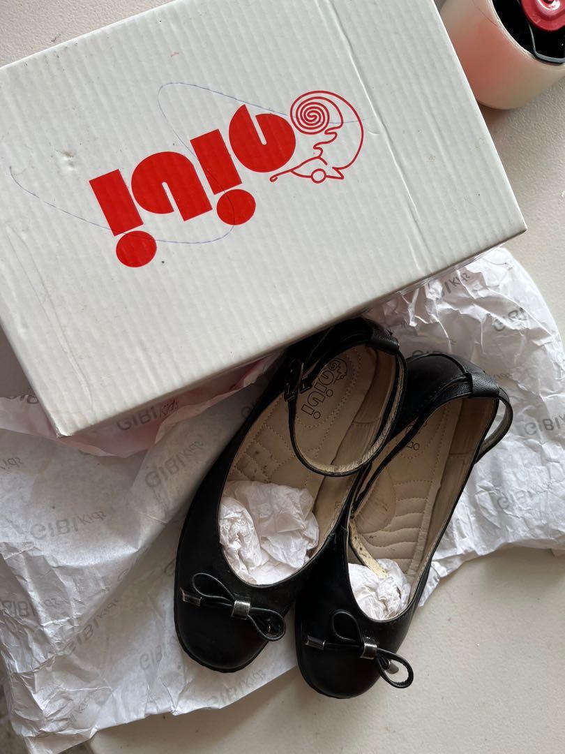 Gibi Black School Shoes Size 28 Babies Kids Babies Kids Fashion on Carousell
