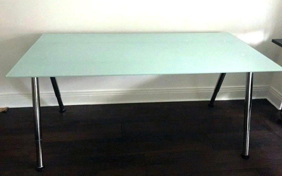 [Giveaway] IKEA Galant Table (Tampered Glass Top), Furniture & Home