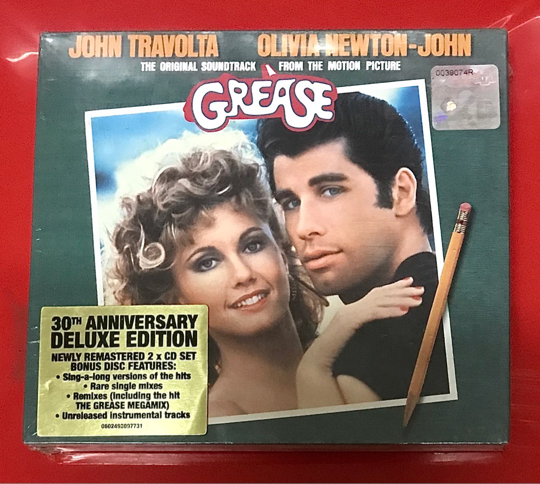 GREASE MOVIE SOUNDTRACK 2CD, Hobbies & Toys, Music & Media, CDs & DVDs