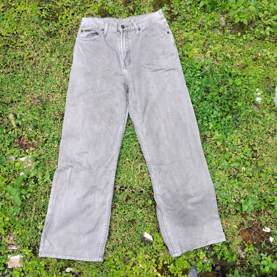 Green Baggy Jeans, Women's Fashion, Bottoms, Jeans on Carousell