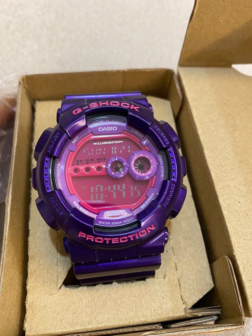 G-SHOCK GD-100SC-6 PURPLE COLOUR METALLIC