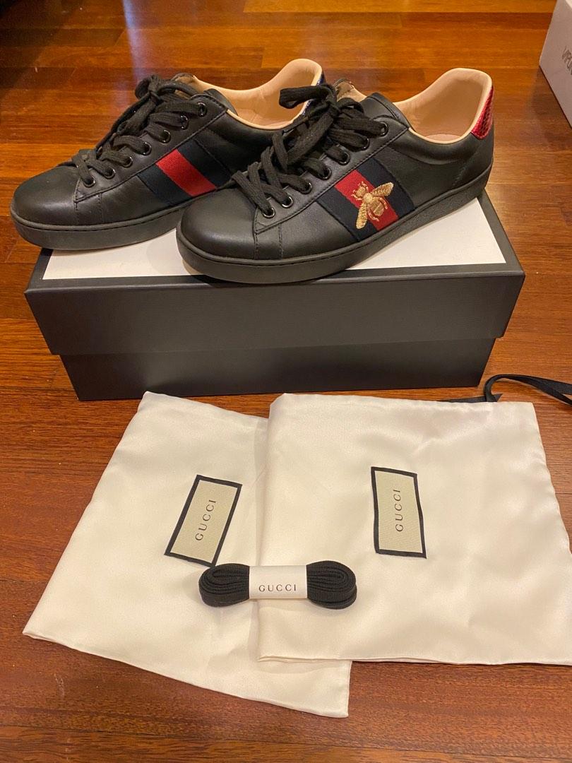 Gucci Ace Embroidery, Men'S Fashion, Footwear, Sneakers On Carousell