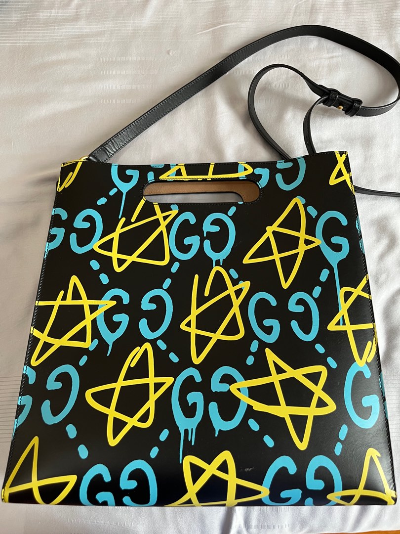 Gucci Ghost Graffiti Tote