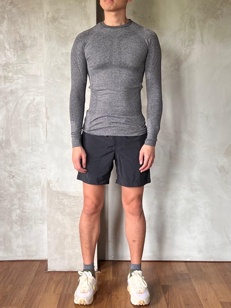 H&M compression shirt for training use, Men's Fashion, Activewear on  Carousell