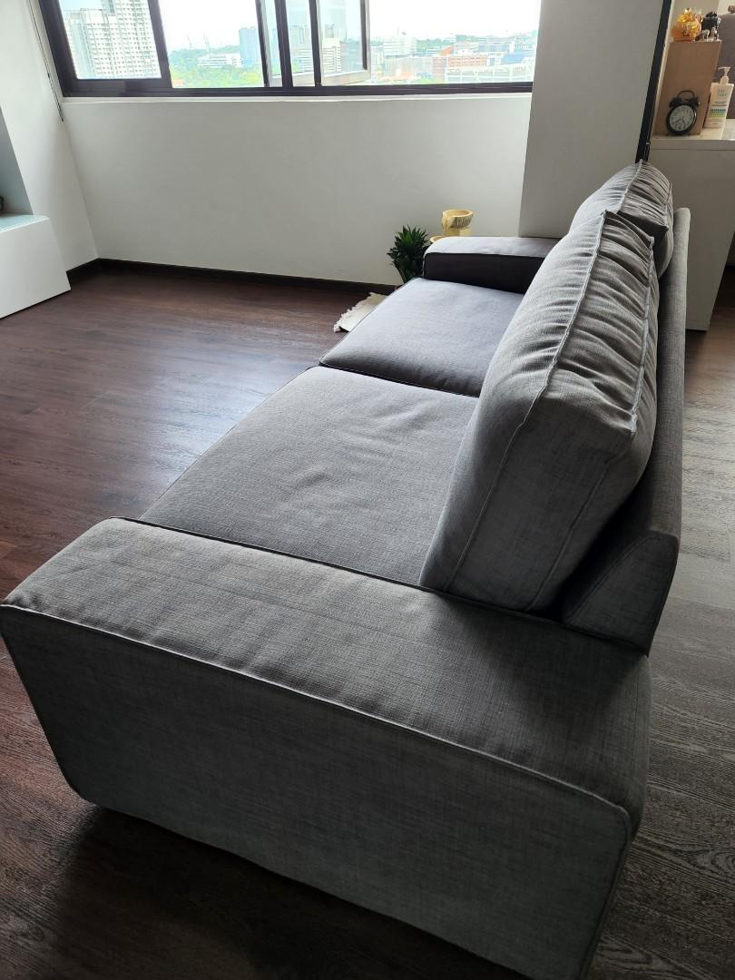 Ikea 3 seater sofa, Furniture & Home Living, Furniture, Sofas on Carousell
