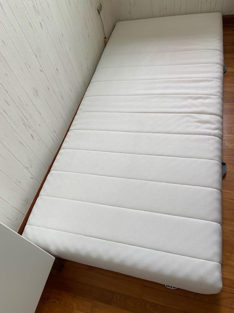 Ikea Asvang single size mattress, Furniture & Home Living, Furniture, Bed Frames & Mattresses on