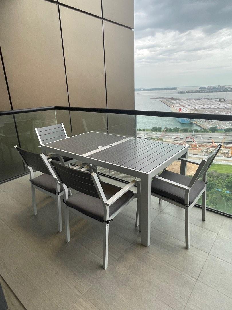 IKEA Balcony Table Set, Furniture & Home Living, Furniture, Tables & Sets on Carousell