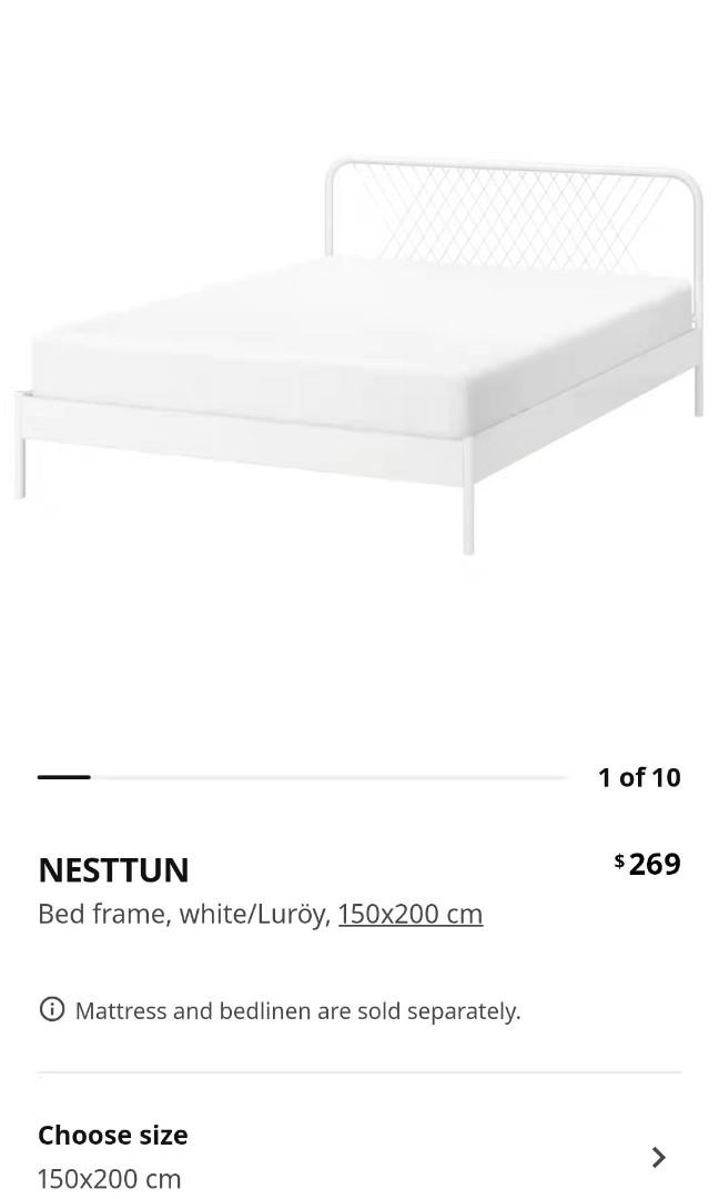 IKEA bed frame, Furniture & Home Living, Furniture, Bed Frames