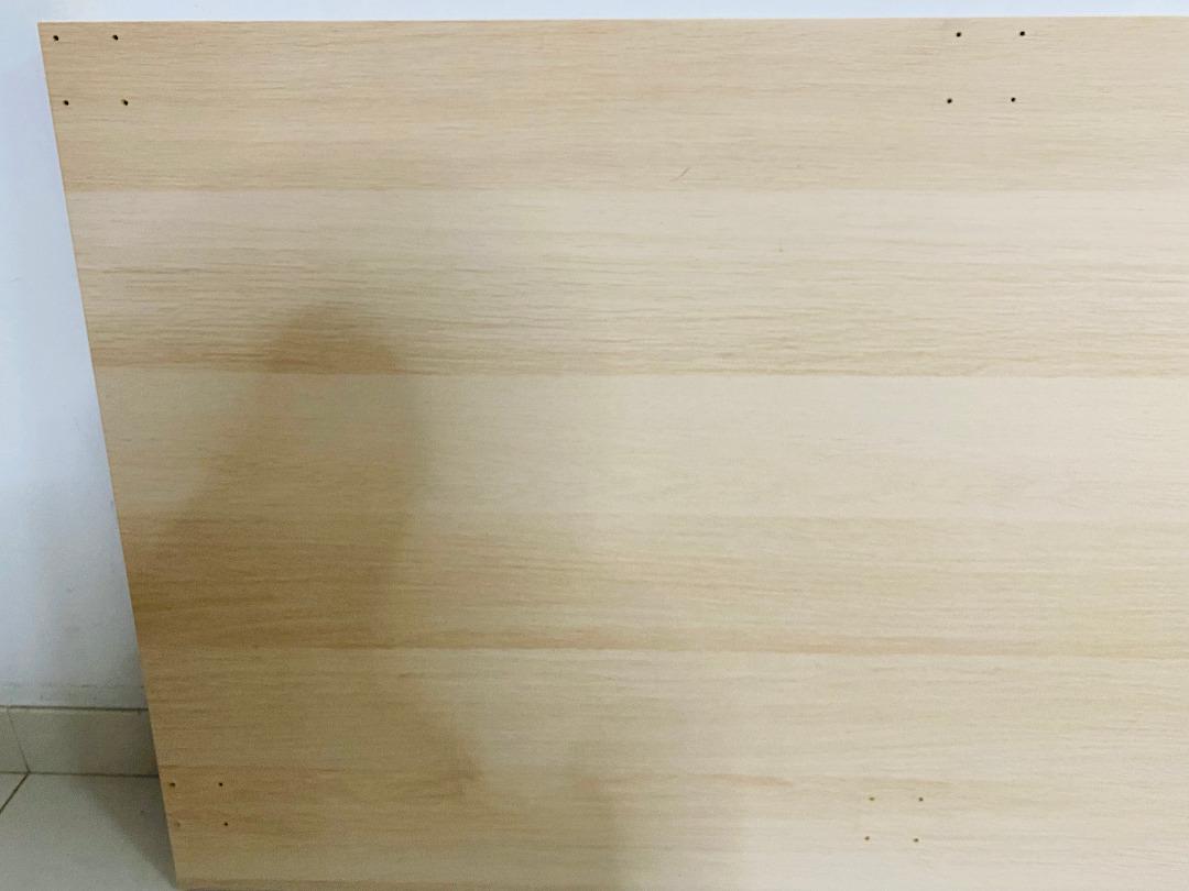 IKEA LINNMON Table top, white stained oak effect, 100x60 cm, Furniture & Home Living, Furniture