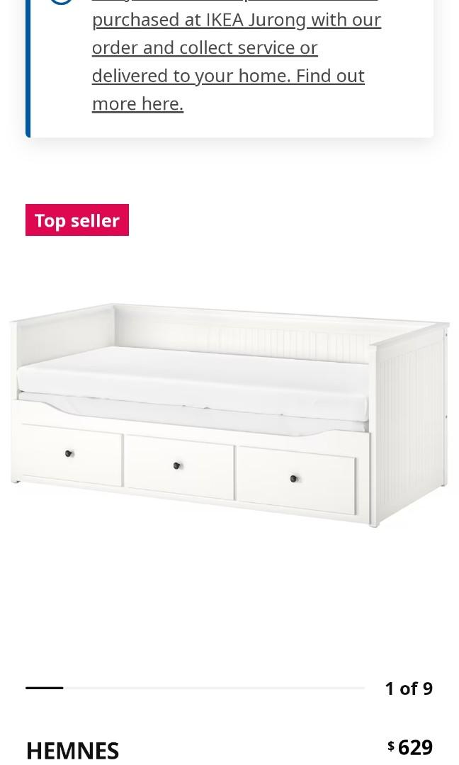 IKEA pull out day bed. Selling only 40, Furniture & Home Living