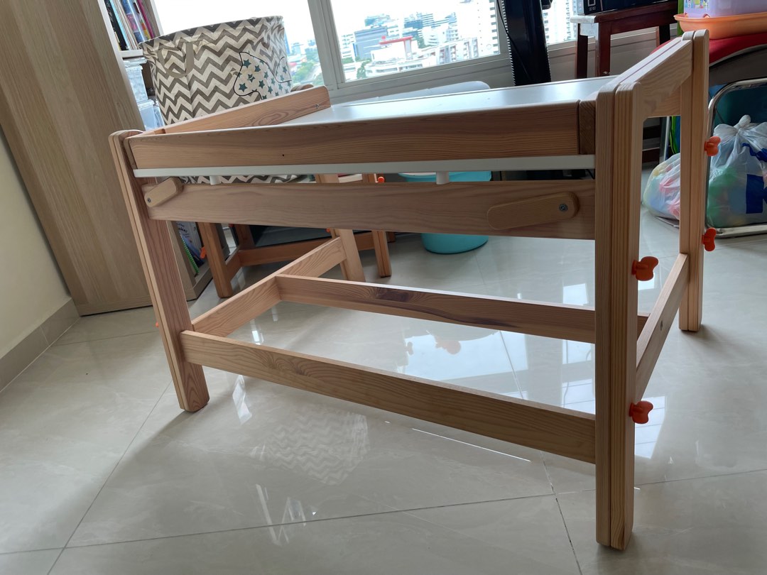 IKEA study table and 2 chairs, Babies & Kids, Baby Nursery & Kids