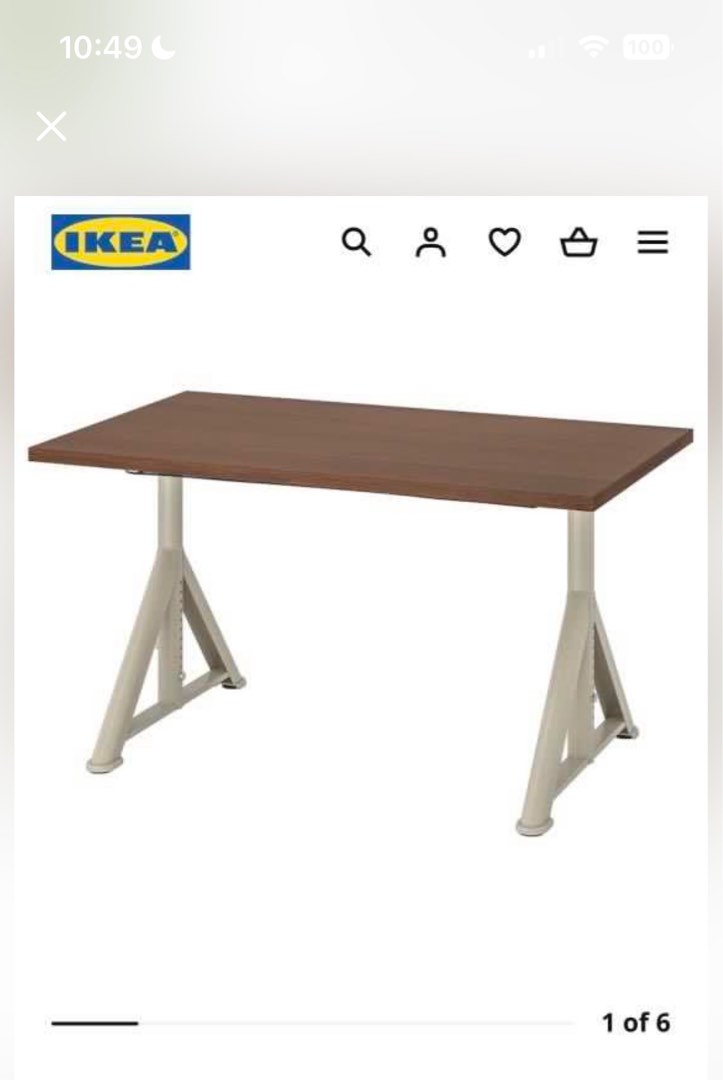IKEA table with 10 year warranty, Furniture & Home Living, Furniture