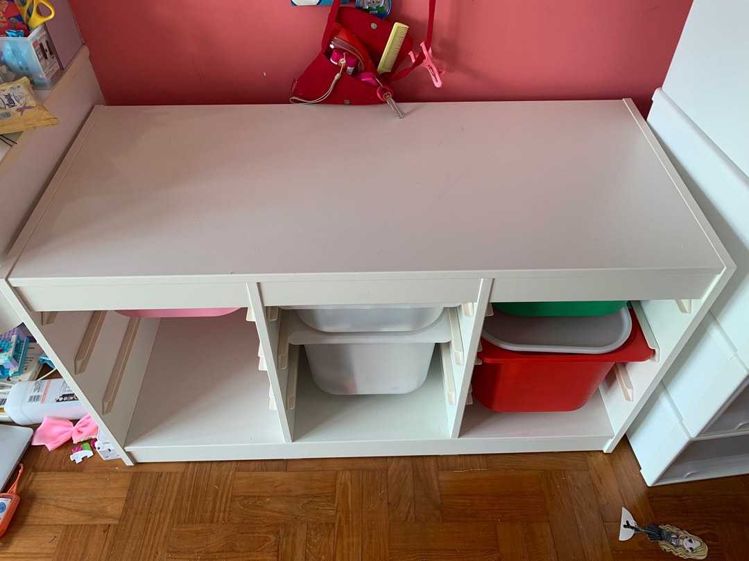 IKEA Trofast toy storage with boxes, Furniture & Home Living, Furniture