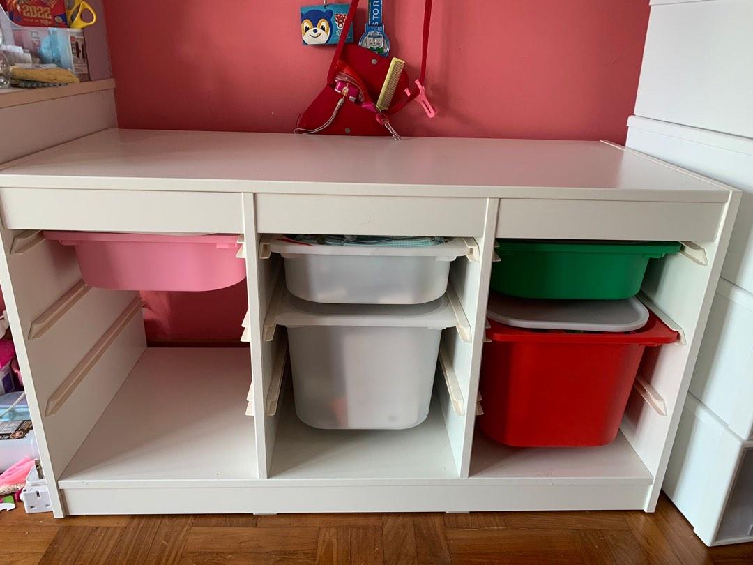 IKEA Trofast toy storage with boxes, Furniture & Home Living, Furniture