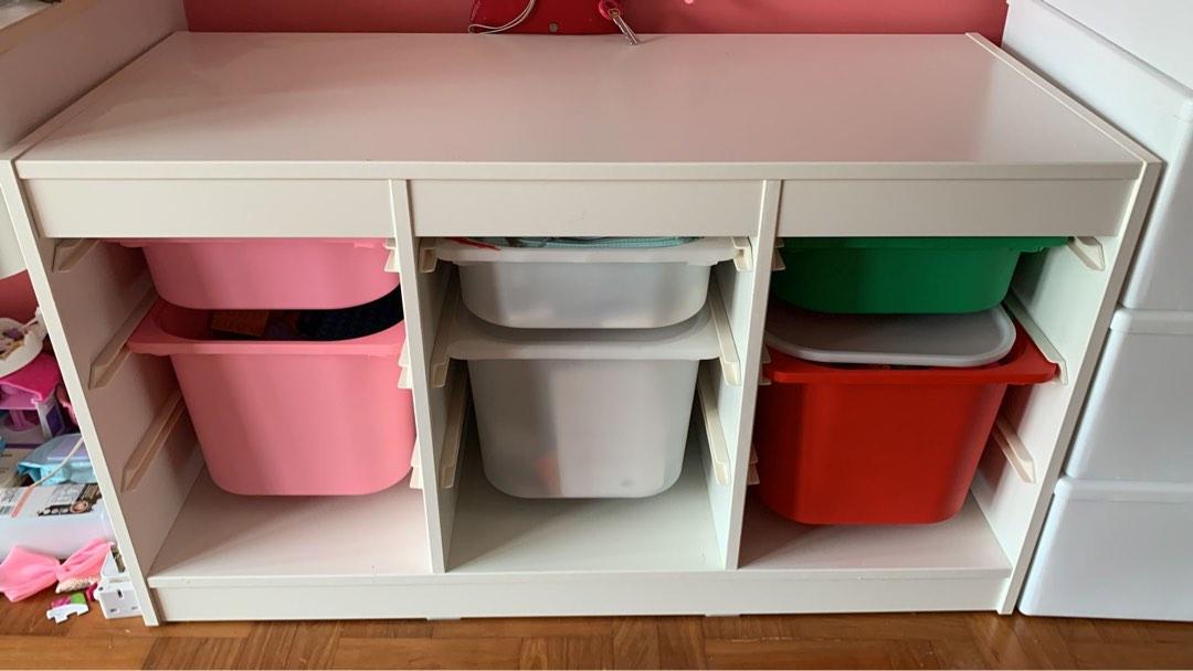 IKEA Trofast toy storage with boxes, Furniture & Home Living, Furniture
