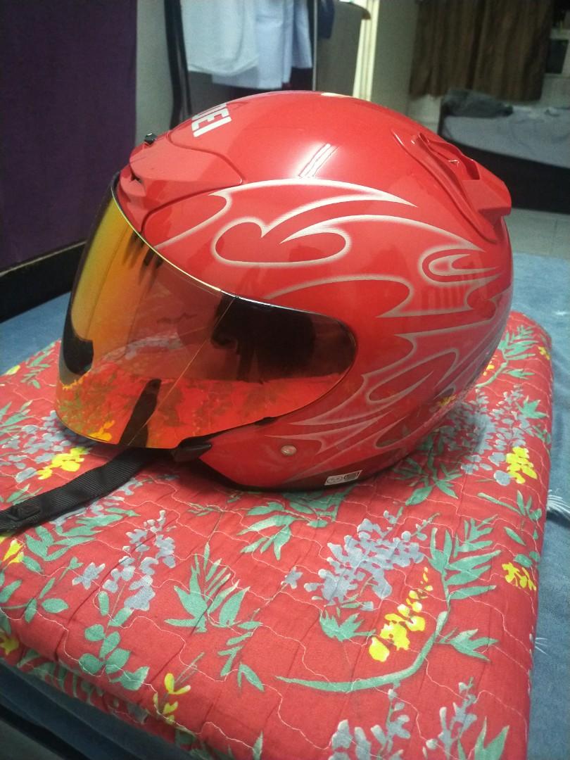 Shoei j force 2 shop jack red