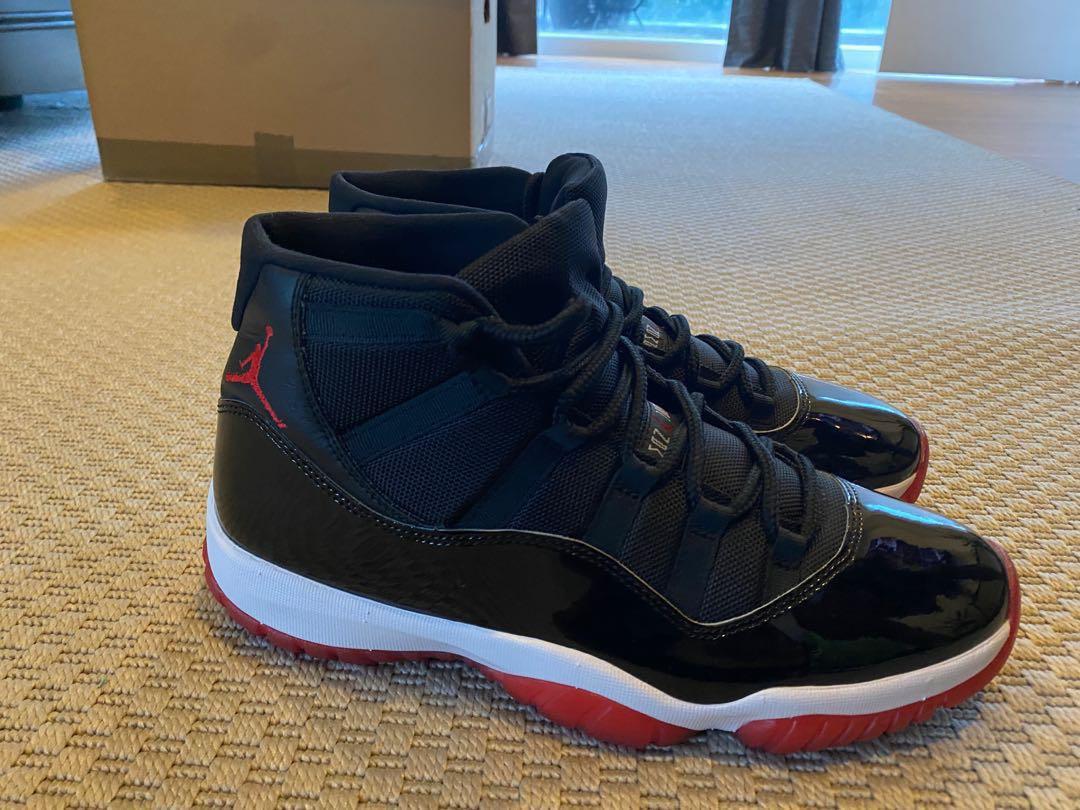 Jordan Retro 11 Bred (2019), Men's Fashion, Footwear, Sneakers on Carousell