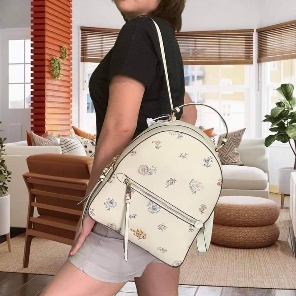 Floral sale coach backpack