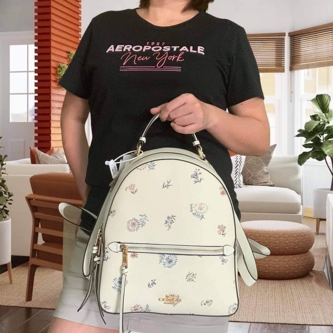 Jordyn backpack with dandelion floral print sales