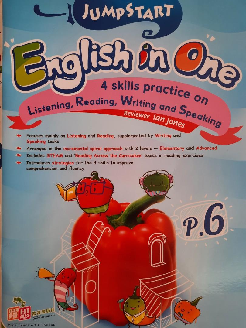 Jumpstart(Primary) English in One, 興趣及遊戲, 書本 & 文具, 書本及雜誌 補充練習