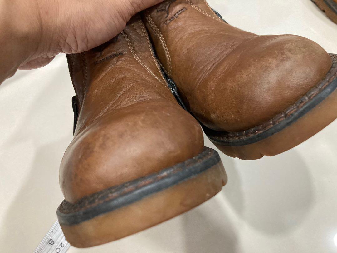 Kangaroo leather sales work boots