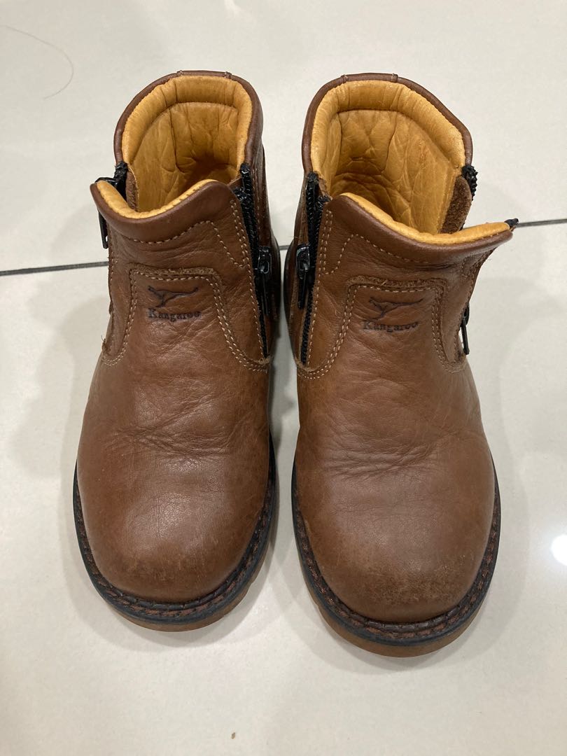 Kangaroo sale leather boots