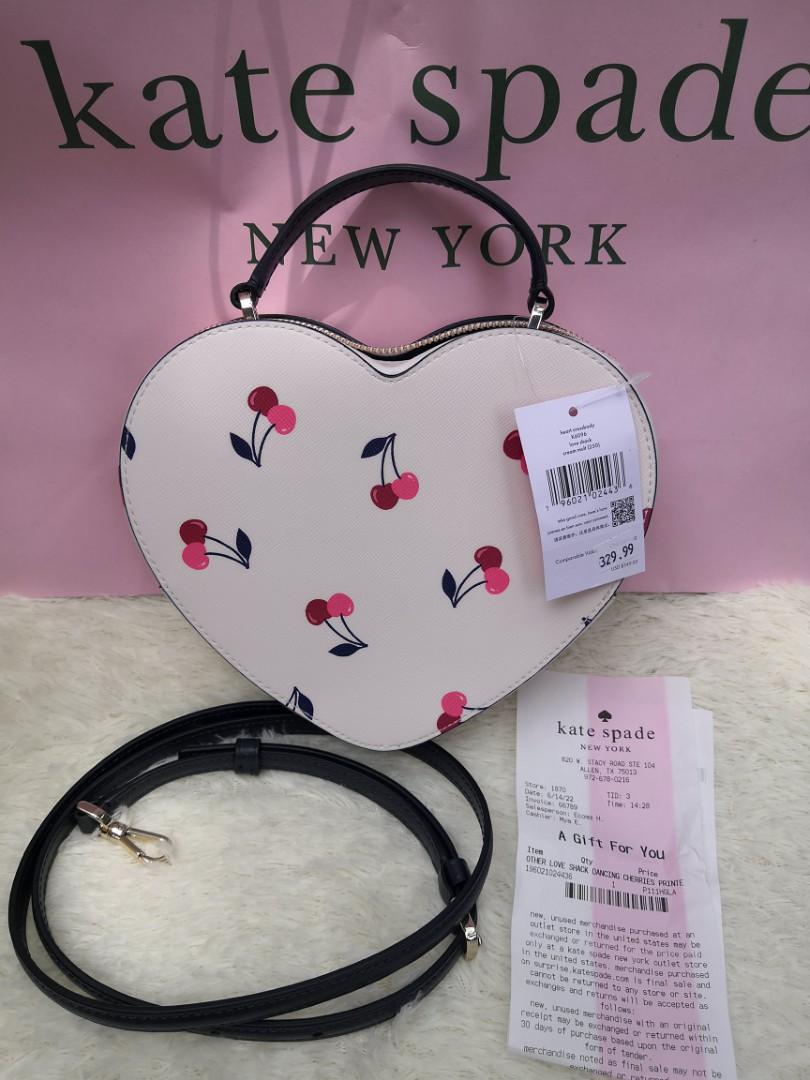 KATE SPADE HEART CROSSBODY, Women's Fashion, Bags & Wallets, Cross-body  Bags on Carousell