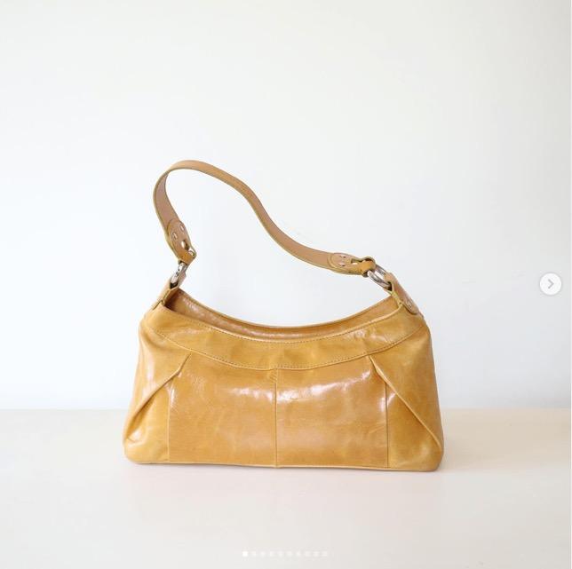 Kenneth Cole Baguette Bag Mustard Luxury Bags Wallets on