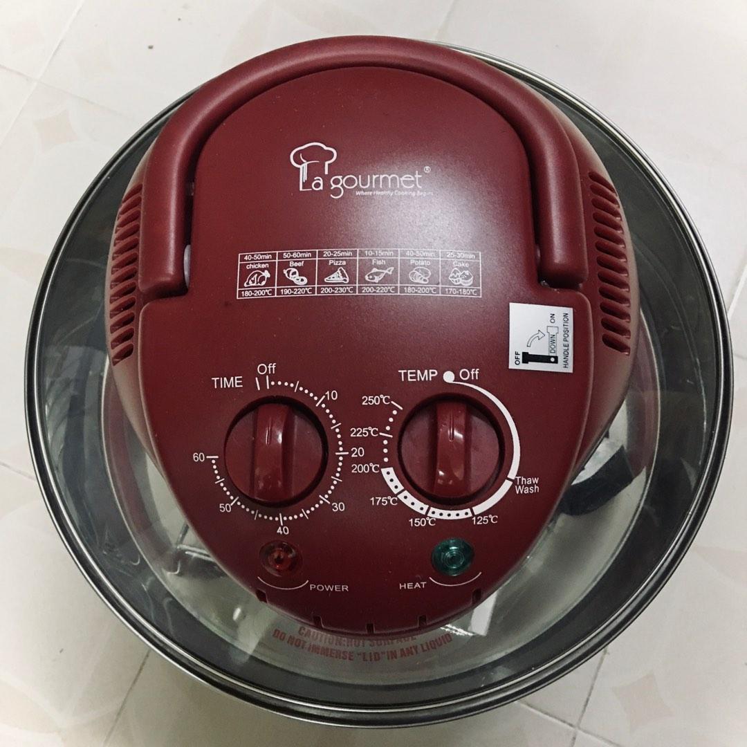 La Gourmet Turbo Roaster Convention Oven c/w extended ring Air Fryer HT