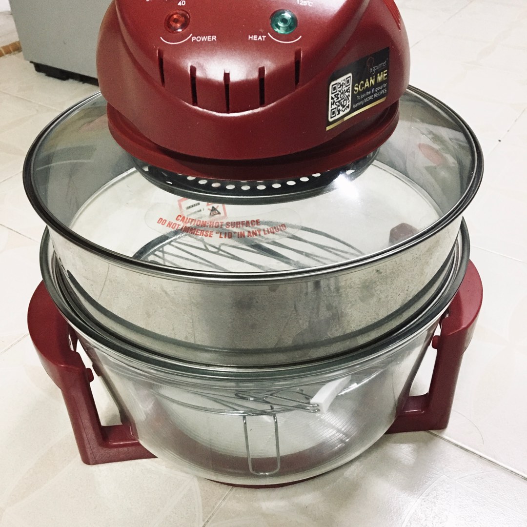 La Gourmet Turbo Roaster Convention Oven c/w extended ring Air Fryer HT