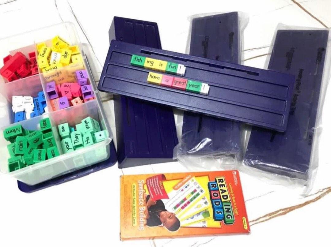 Reading Rods Ar Learning resources reading rods sentence building set, Hobbies & Toys ...
